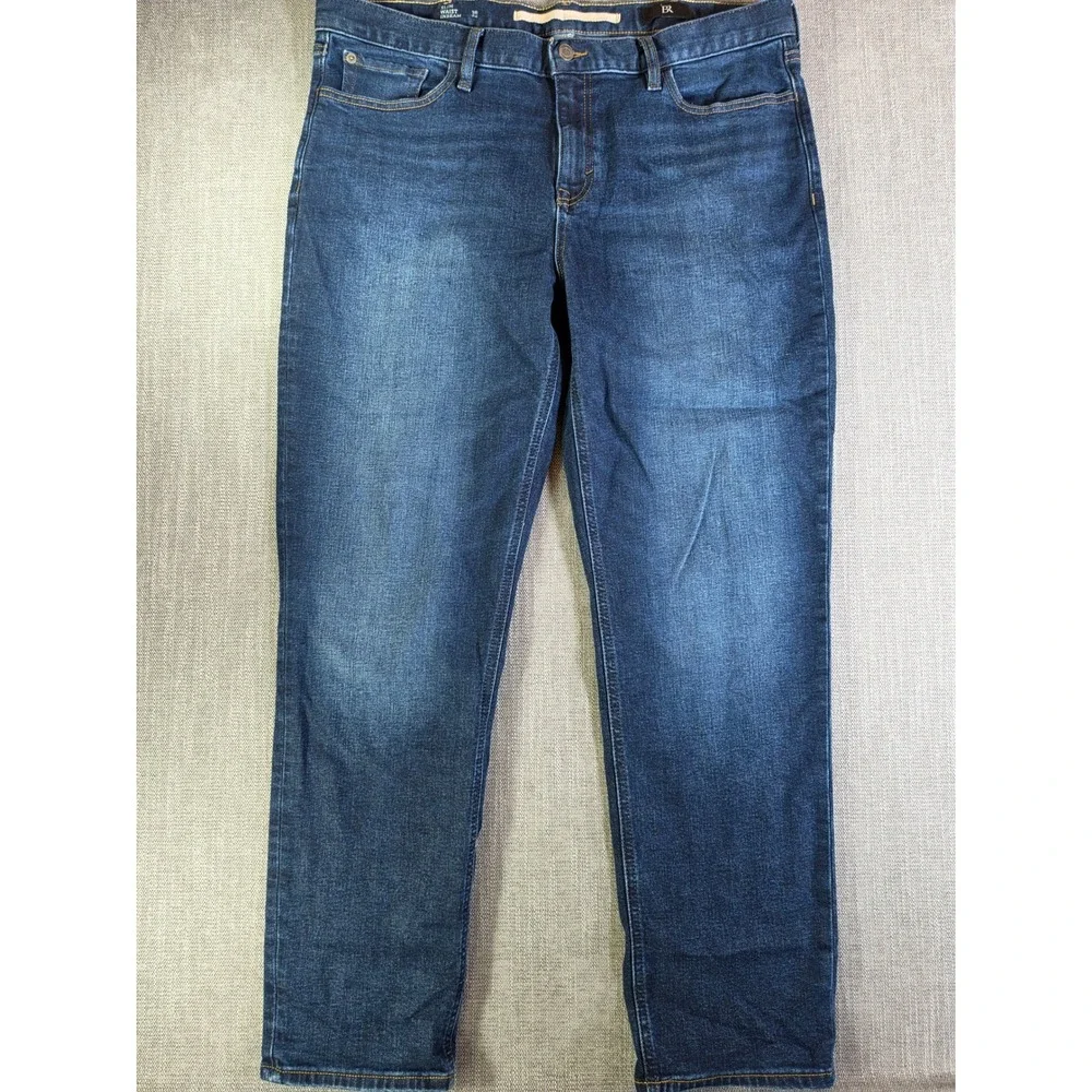 Banana Republic Jeans Mens 38/32 Blue Traveler Denim‎ Slim Stretch